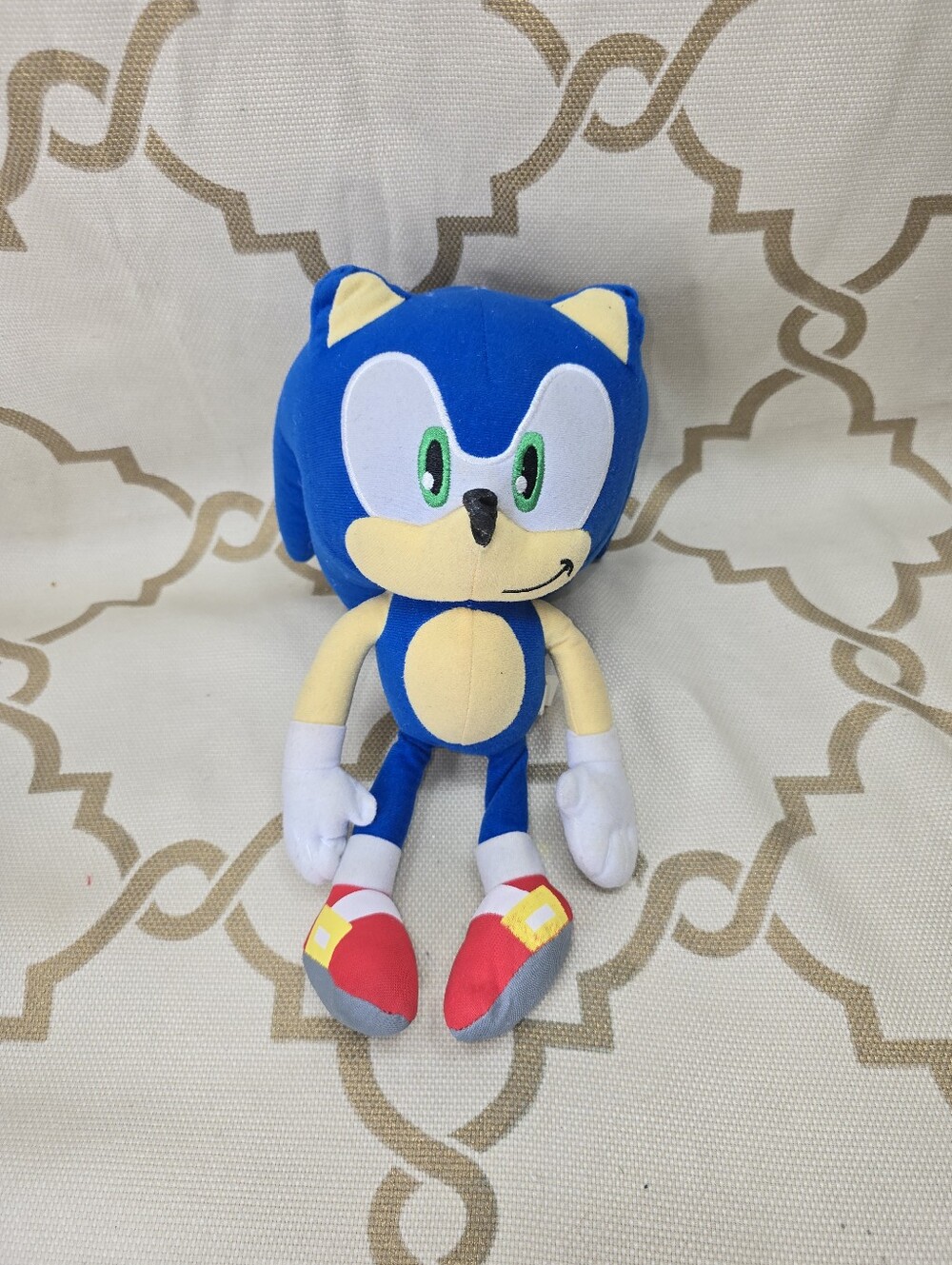 Sonic The Hedgehog Sega Toy Factory Plush 12"H Stuffed Animal 2022 Read